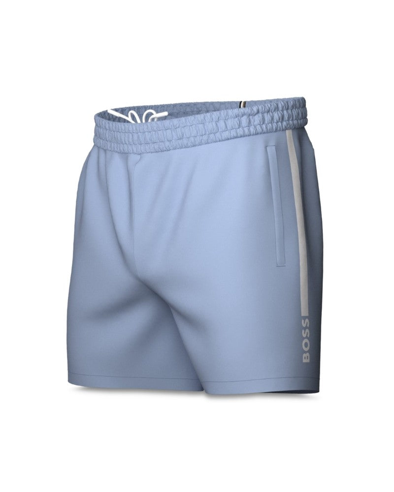 Hugo Boss Mens Dolphin Drawstring 5'' Swim Trunks XXL Blue