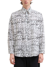 Marni Mens Regular Fit Long Sleeve Button Up Shirt XL White