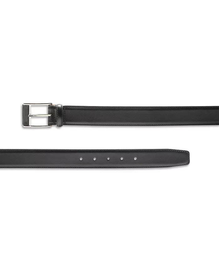 Magnanni Men's Velaz Leather Belt Size 40 Black