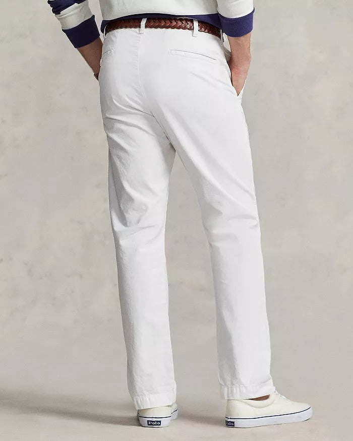 Polo Ralph Lauren Mens Salinger Straight Fit Chino Pants Deckwash White 40 x  32