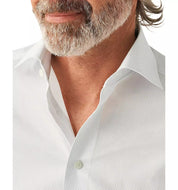 Eton Mens Slim Fit Polka Dot Dress Shirt 16.5 / 42 Blue White