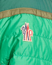 Moncler Mens Raron Colorblocked Patchwork Jacket Size 3 / Large Green