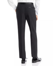 Theory Mens Slim fit Wool Mayers Tuxedo Pants Size 34 Black Solid