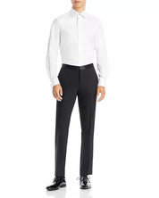 Theory Mens Slim fit Wool Mayers Tuxedo Pants Size 34 Black Solid