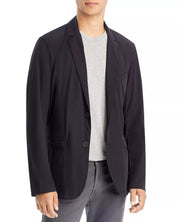 Herno Laminar Mens Stretch Sport Coat Blazer EU 52R US 42R Black