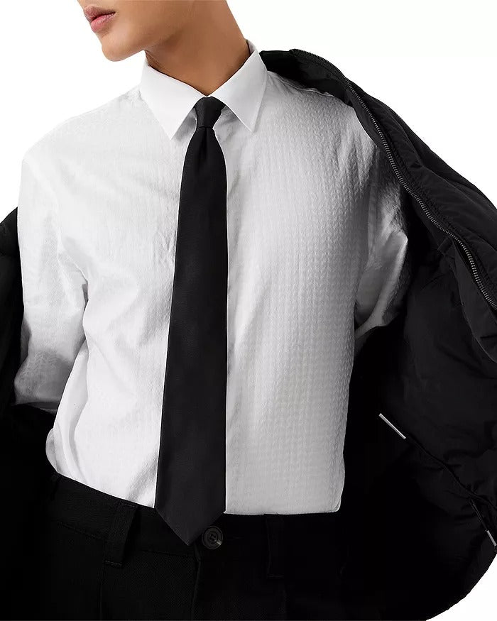 Emporio Armani Mens Regular Fit Button Down Dress Shirt Size Large
