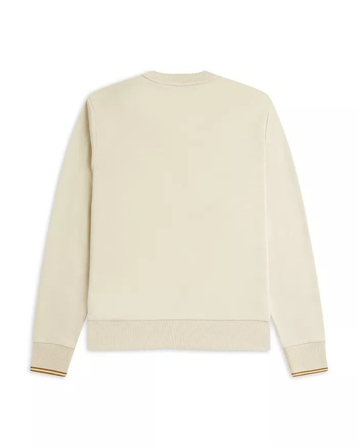 Fred Perry Mens Crewneck Sweatshirt Oatmeal Beige  2XL