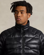 Polo Ralph Lauren Mens Water Repellent Packable Puffer Down Jacket XL Black