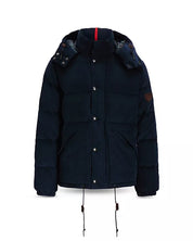 Polo Ralph Lauren Cotton Corduroy Water Repellent Puffer Down Jacket Large Navy