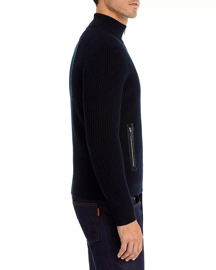The Men's Store  Regular fit Cardigan Sweater Small  Black