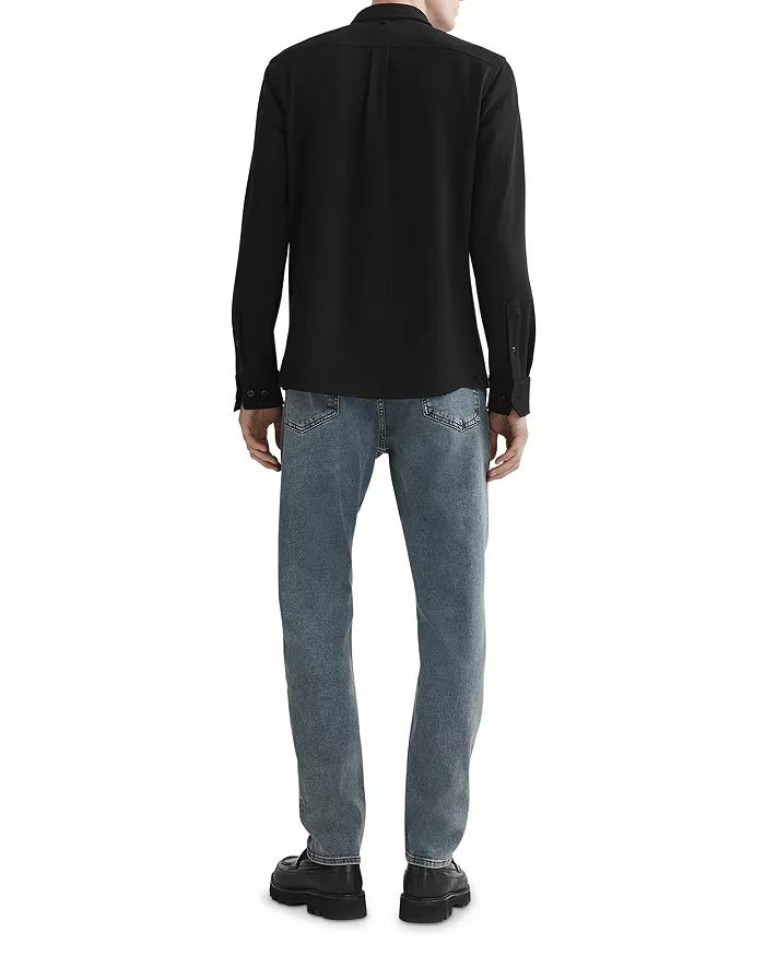 Rag & Bone Mens Slim fit Denim Jeans 34 / 32 Ramsey Blue Solid