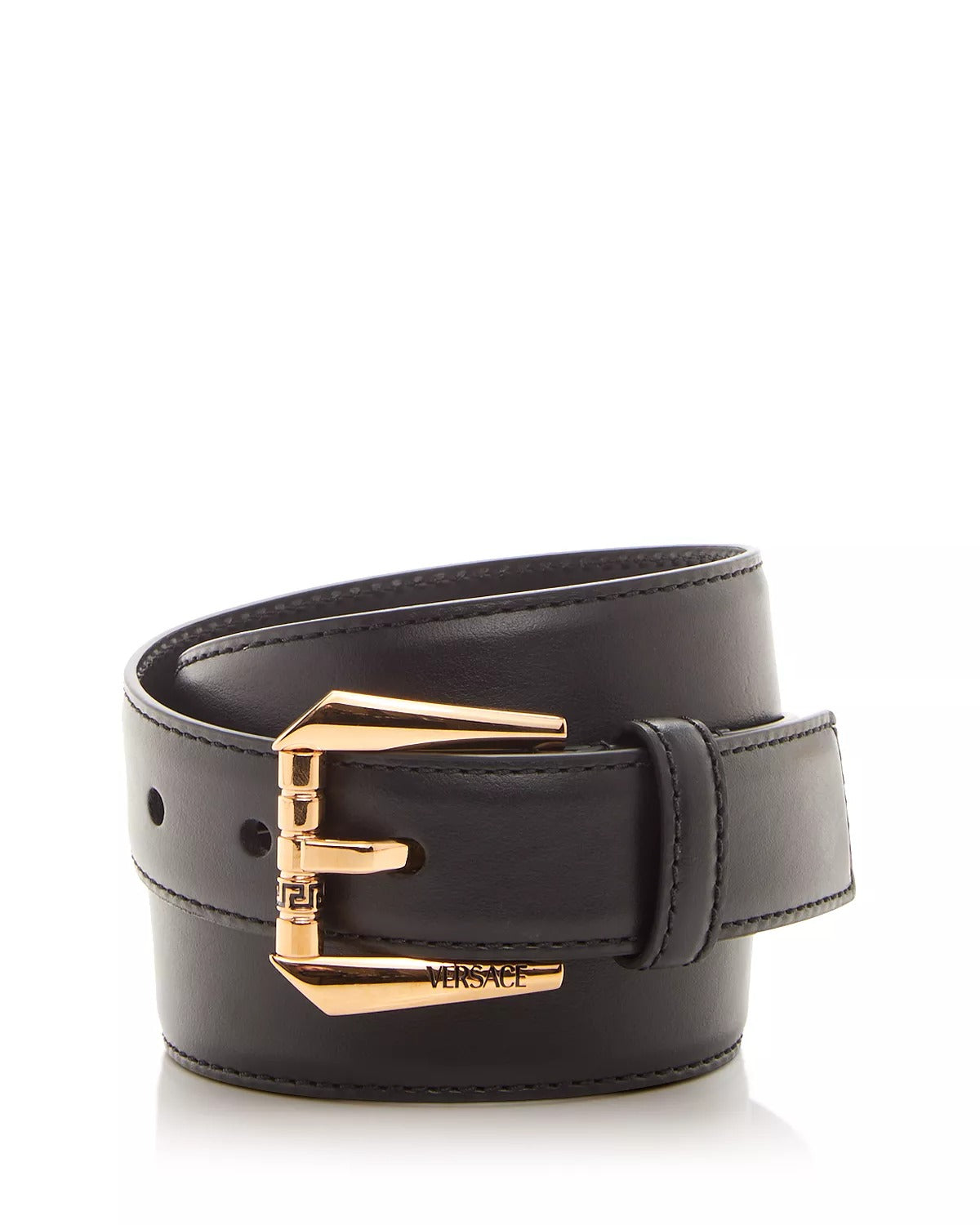 Versace Men's Leather Belt Size EU 80 US 32 Black