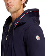 Moncler Mens Mira Hooded Jacket Size 6 / 3XL Navy Blue