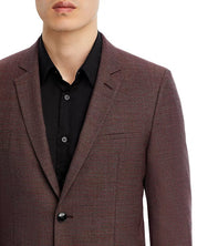 HUGO BOSS Arti Birdseye Extra Slim Fit Suit Jacket 42R Brown