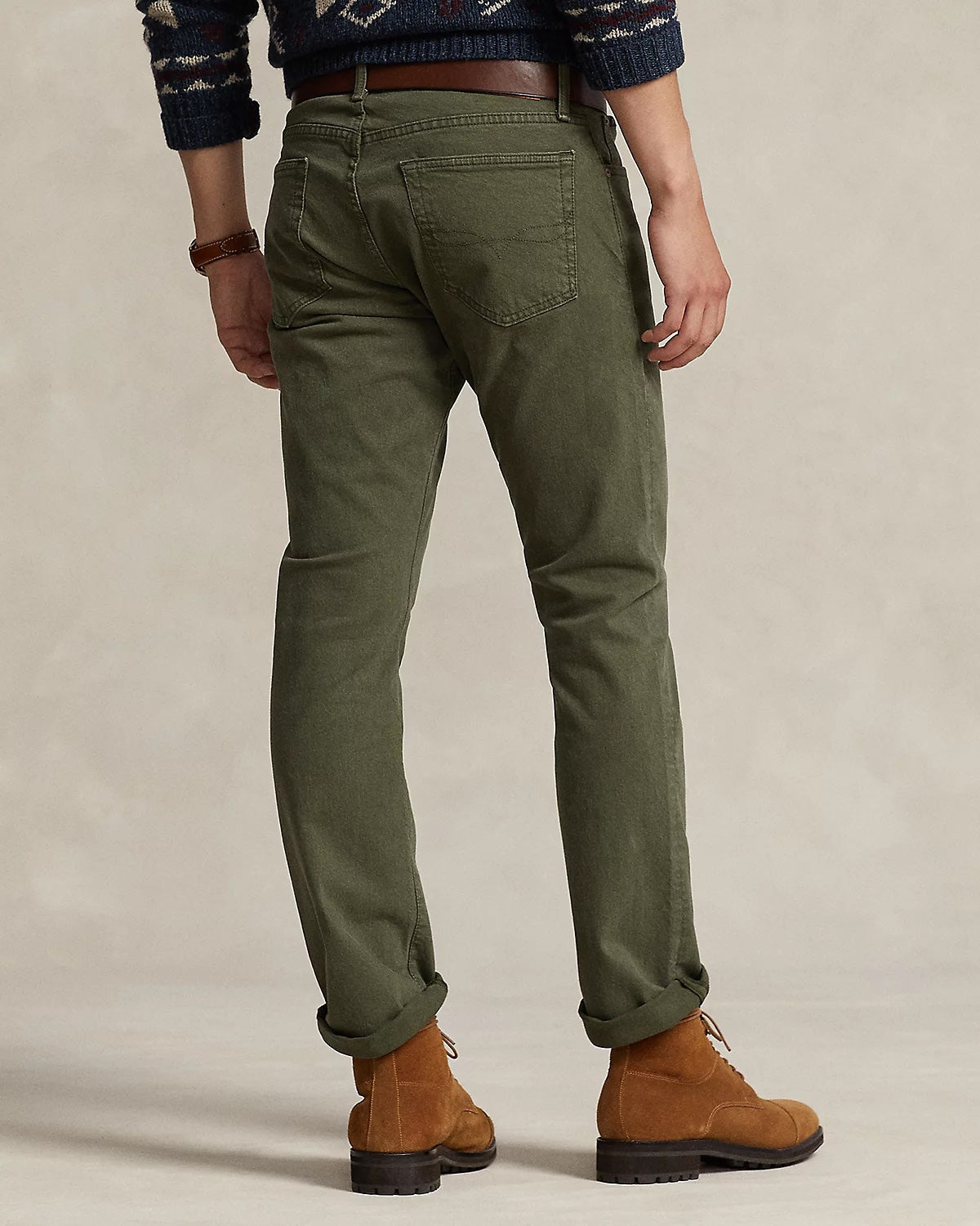 Polo Ralph Lauren Mens Sullivan Slim Straight Jeans Armadillo Green 42 x 32