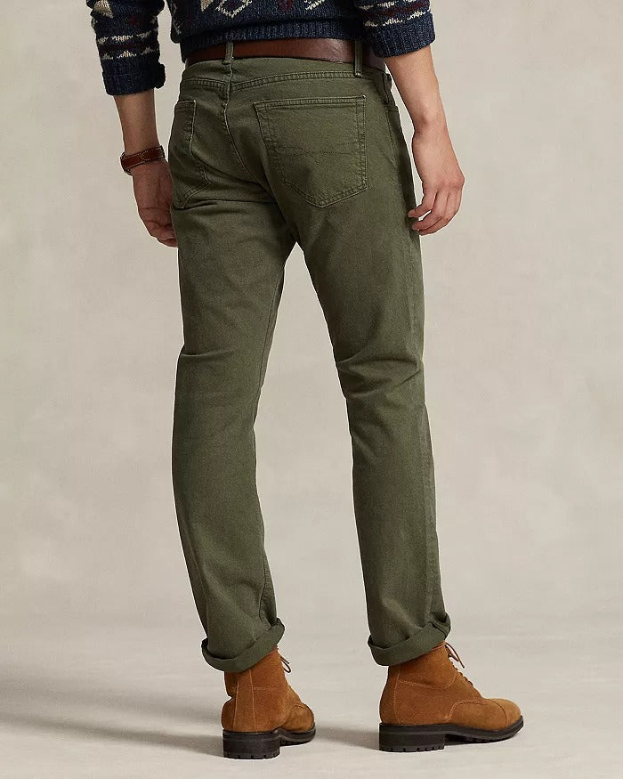 Polo Ralph Lauren Men's Varick Slim Straight Jeans Armadillo Green 40 x 32
