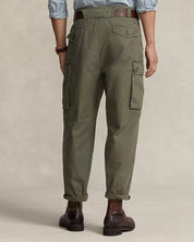 Polo Ralph Lauren Mens Baggy Fit Reverse Sateen Cargo Pants Green 38 x 32