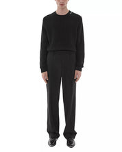 Helmut Lang Mens Pull-on Wool-Blend Trouser Dress Pants Size XL Black
