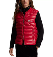 RLX  Polo Ralph Lauren Mens Water Repellent Packable Down Vest Small Red