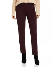 Eileen Fisher Womens Slim Ankle Pants Size Small Burgundy Red