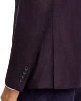 The Men's Store  Regular Fit Sport Coat 50R Burgundy / Navy