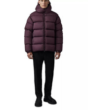 Mackage Mens Adelmo-Lc Nylon Quilted Hooded Down Jacket Size 44 / Large / XL Garnet
