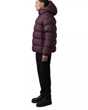 Mackage Mens Adelmo-Lc Nylon Quilted Hooded Down Jacket Size 40 / Medium Garnet