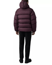 Mackage Mens Adelmo-Lc Nylon Quilted Hooded Down Jacket Size 40 / Medium Garnet