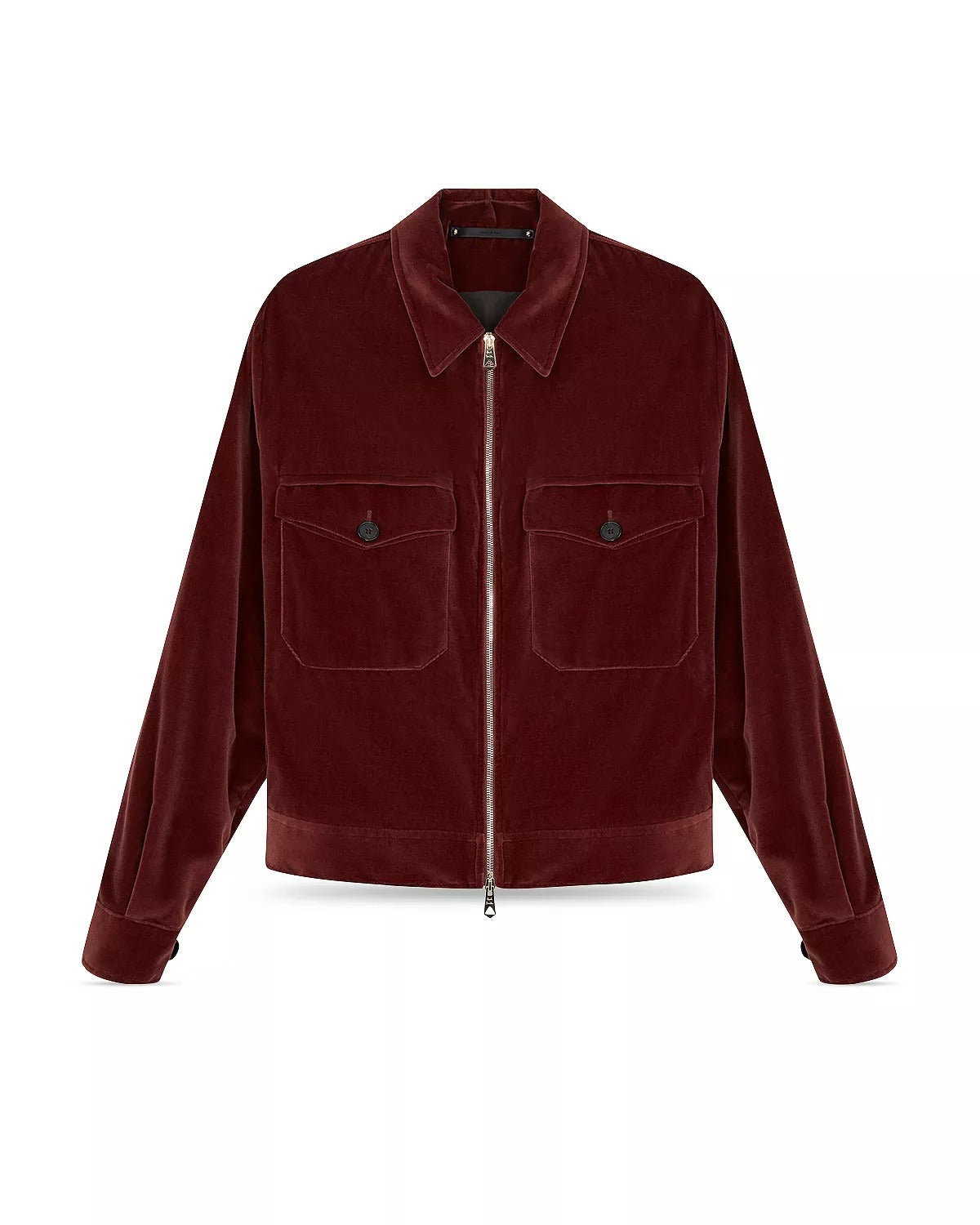 Ps Paul Smith Cotton Regular Fit Zip Front Jacket Medium Red Made in Italy