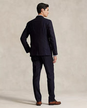 Polo Ralph Lauren Narrow Pinstripe Wool Twill Trim Fit Suit 44R / 38W Navy Blue