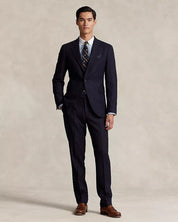Polo Ralph Lauren Narrow Pinstripe Wool Twill Trim Fit Suit 44R / 38W Navy Blue