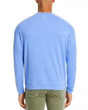 Peter Millar Mens Crown Sport Cradle Performance Crewneck Sweater Blue XXL