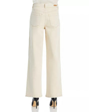 BLANKNYC High Rise Wide Leg Jeans in Vanilla Shake Size 30 Beige Cream