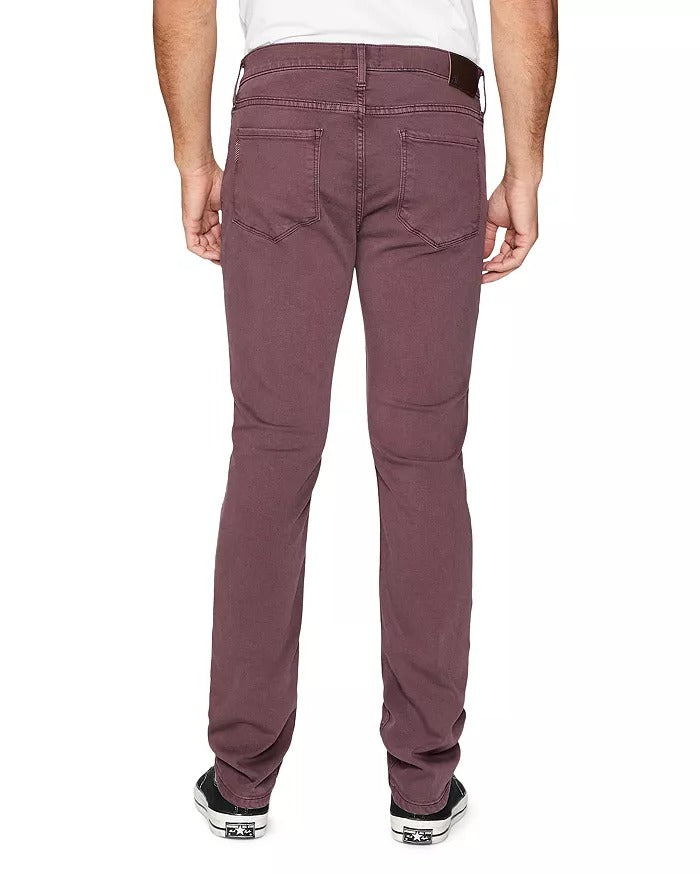 PAIGE Federal Slim Straight Fit Jeans Size 32 Vintage Rich Malbec Deep Purple