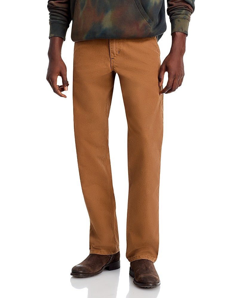 Roy Roger's X Dave's New York Mens Canvas Straight Fit Jeans Brown 36 / 32