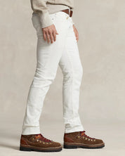 Polo Ralph Lauren Mens Sullivan Slim Fit Stretch Corduroy Pants White 34 x 32