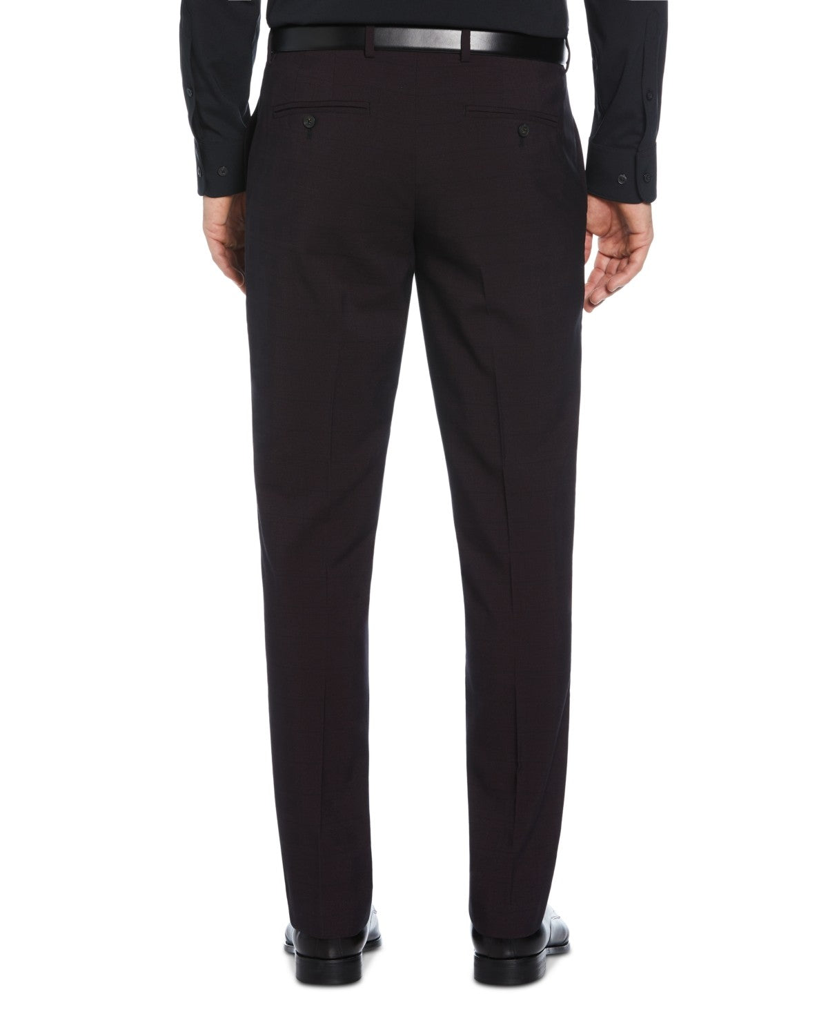 Perry Ellis Portfolio Mens Modern fit Dress Pants 38 / 30 Purple Plaid