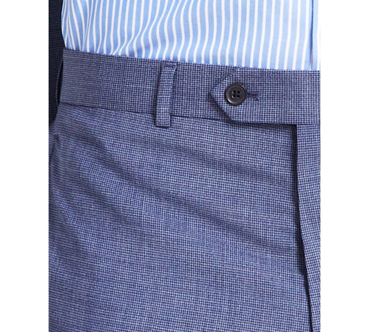 Brooks Brothers Mens Classic fit Wool Dress Pants 34 / 30 Blue Check