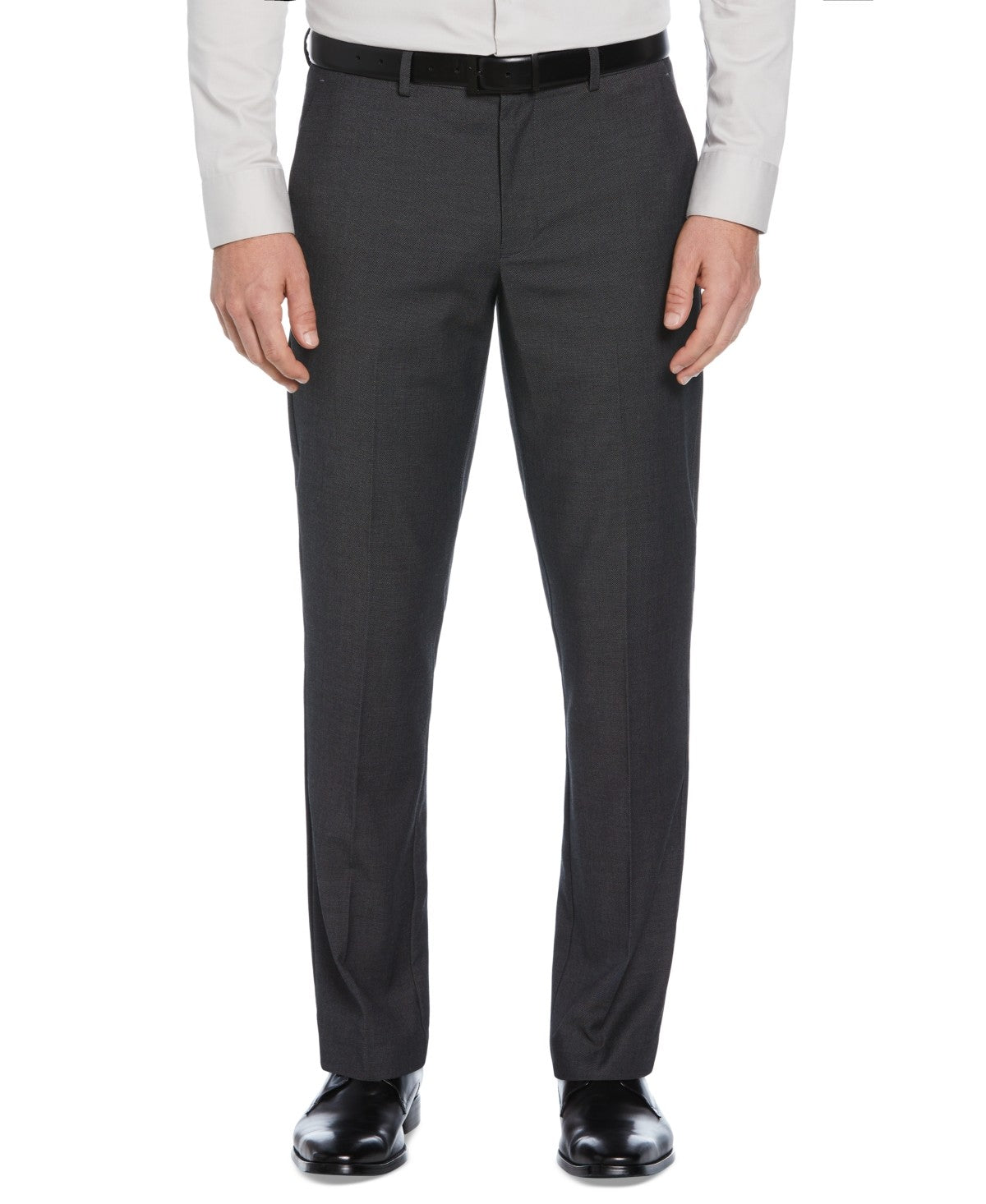 Perry Ellis Mens Modern fit Dress Pants 38 / 32 Charcoal Grey Stretch