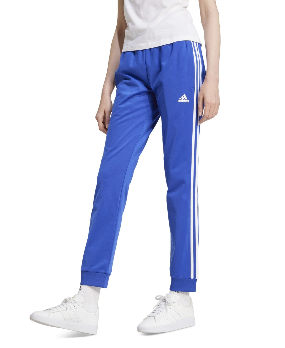 Adidas Womens Regular fit Track Pants 2X Blue Solid