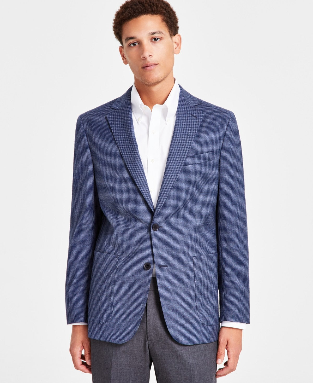 Brooks Brothers Mens Classic fit Sport Coat Blazer 52 R Blue Check