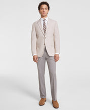 Tommy Hilfiger Mens Modern fit Sport Coat Blazer 42 L Beige Solid