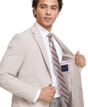 Tommy Hilfiger Mens Modern fit  Cotton Sport Coat Blazer 38 R Tan Solid