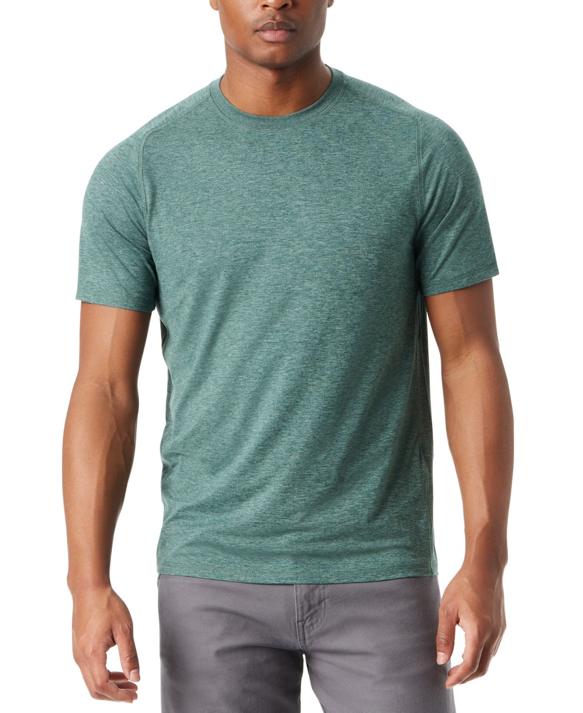 Bass Outdoor Men Regular fit Short Sleeve T-Shirt Shirt Small Green Quick Dry