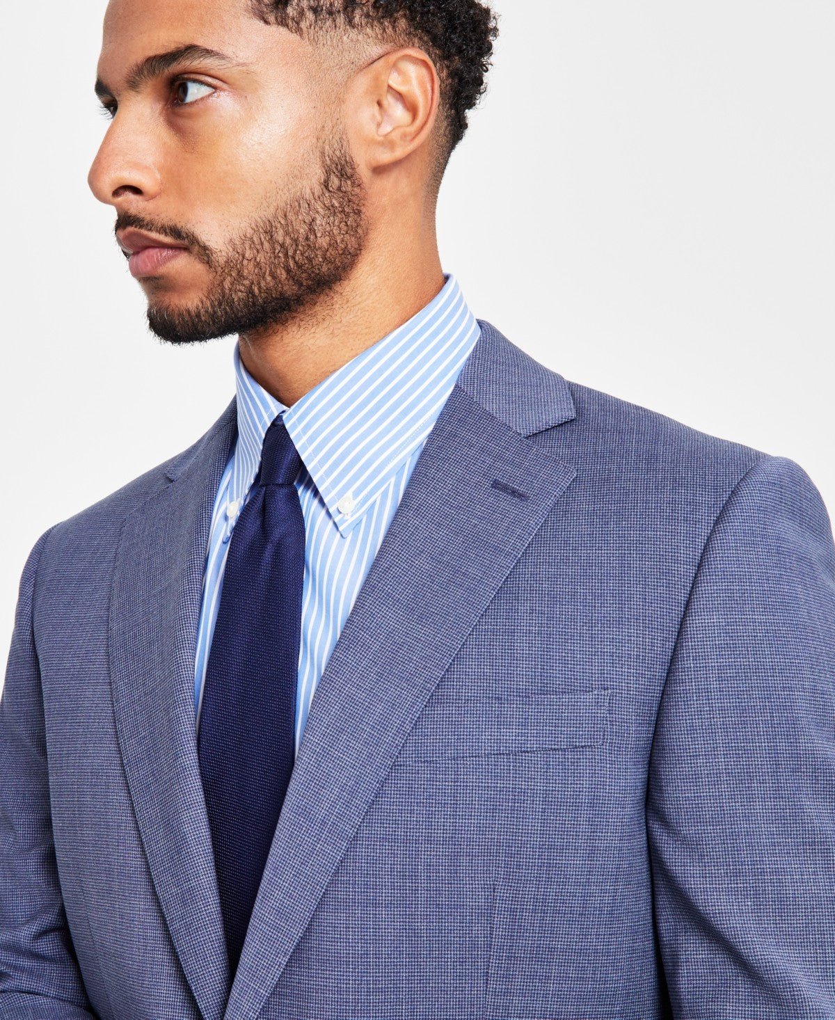 Brooks Brothers Mens Classic fit Wool Suit Jacket Blazer 48 R Blue Check
