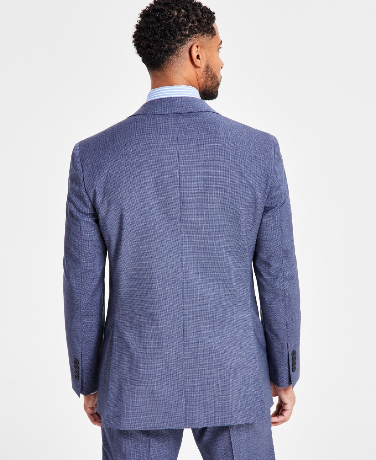 Brooks Brothers Mens Classic fit Wool Suit Jacket Blazer 48 R Blue Check