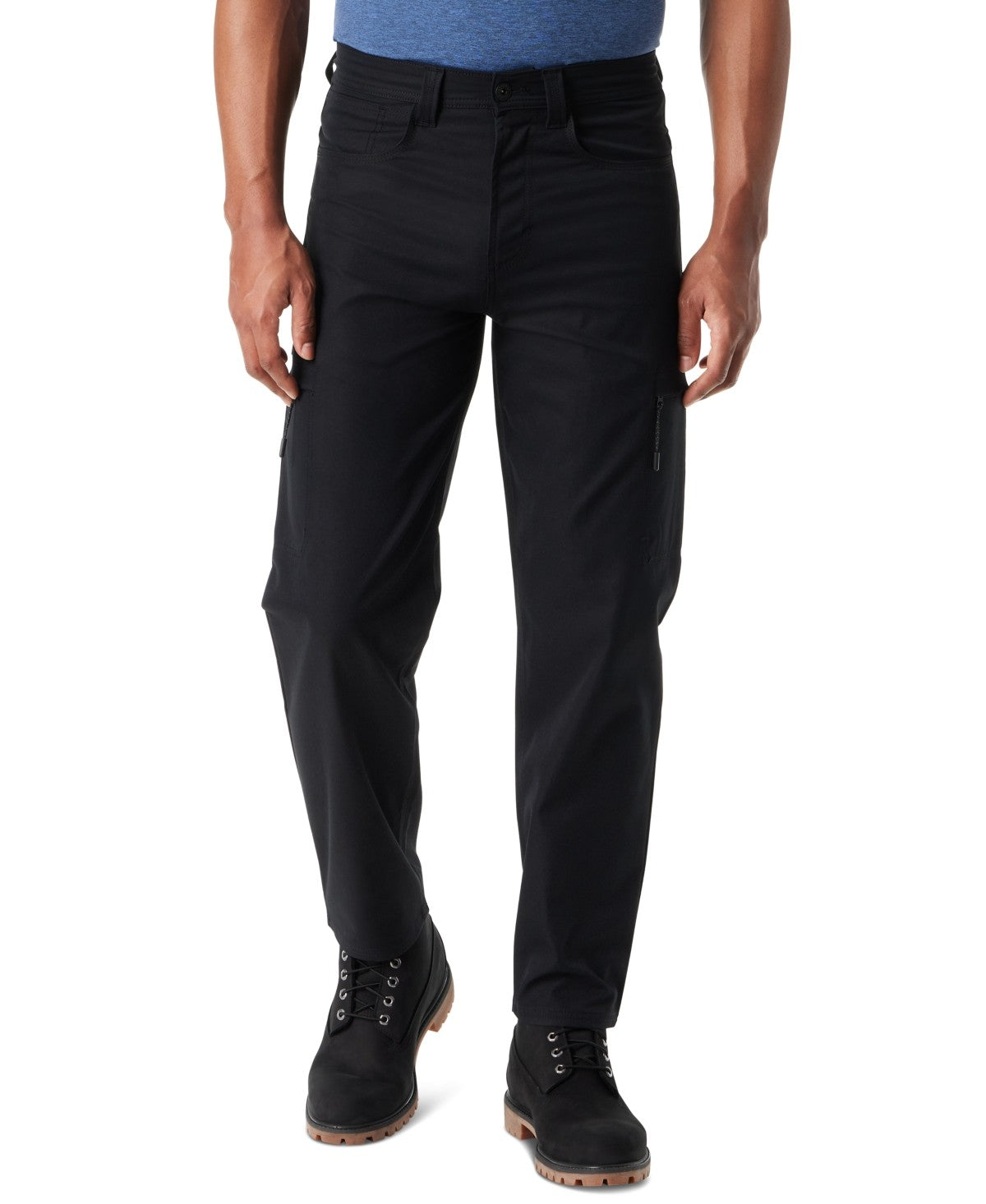 Bass Outdoor Men Regular fit Cargo Pants 30 / 30 Black Solid