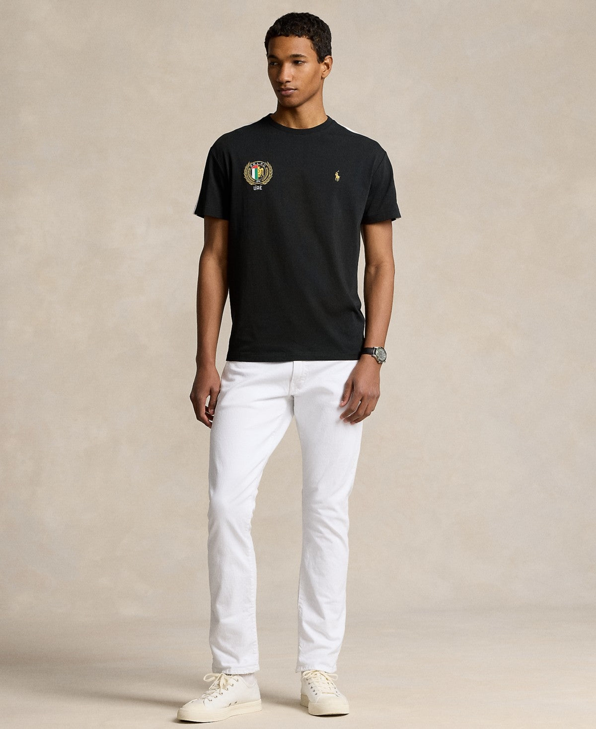 Polo Ralph Lauren Mens Classic fit Short Sleeve Graphic T-Shirt Shirt XXL Black