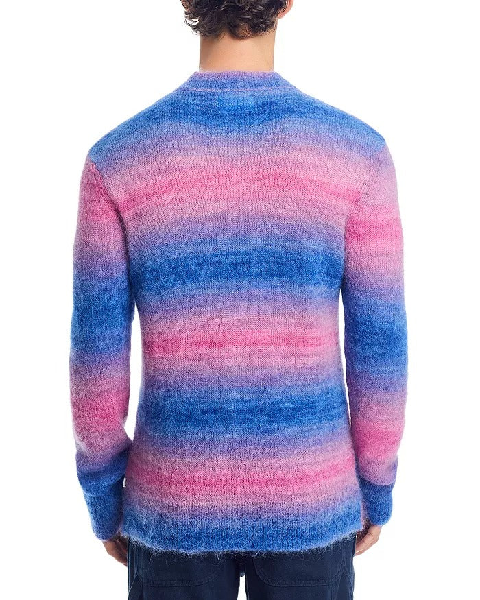 Nn07 Mens Regular fit Long Sleeve Crewneck Sweater XXL Crew Neck Pink Striped
