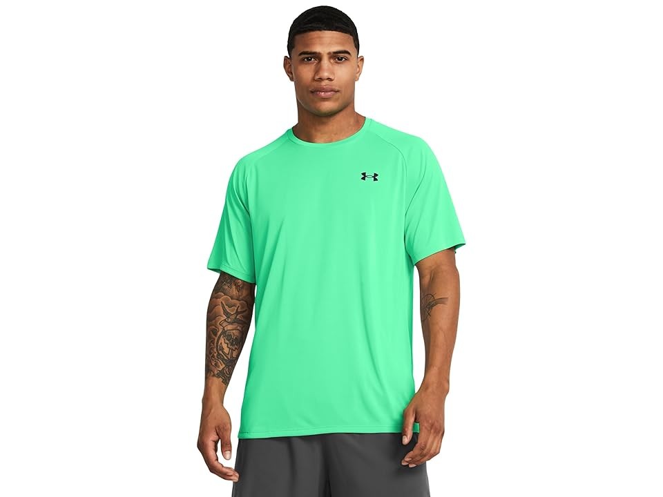 Under Armour Men Regular fit Short Sleeve T-Shirt Shirt XXXL Green Solid